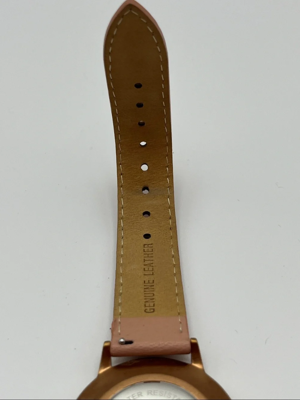 MVMT Gold Case White Dial Pink Leather Watch